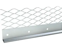 CATNIC Putzabschlussprofil Edelstahl V2A für Putzstärke 10 mm 2500 x 6 x 10 x 66 mm Bund = 25 St