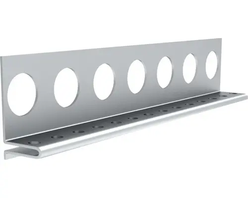 CATNIC Putzanschlussprofil/Schattenfugenprofil Stahl verzinkt für Putzstärke 4 mm 2500 x 37 x 14x 4 mm Bund = 15 St