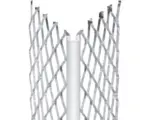 Hornbach CATNIC Außenputzprofil Stahl verzinkt mit PVC Nase für Putzstärke 15 mm 2500 x 53 x 53 mm Bund = 15 St