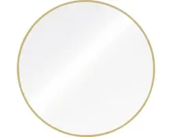 Spiegel Chicago Aluminium rund roségold Ø 60 cm