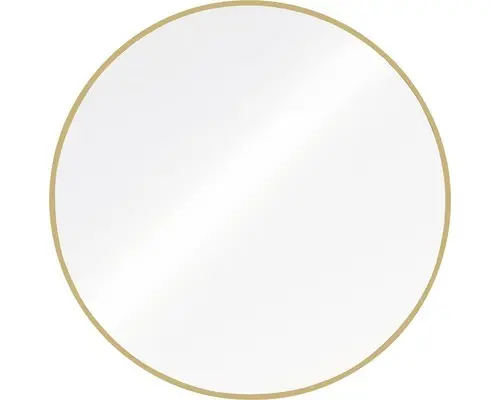 Spiegel Chicago Aluminium rund roségold Ø 60 cm