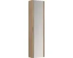 Hornbach Hochschrank Baden Haus Eden mit Spiegeltüre 140x35x20 cm eiche