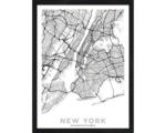 Hornbach Gerahmtes Bild NY Citymap l 33x43 cm