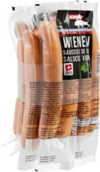 Saucisses de Vienne Denner, 8 x 100 g