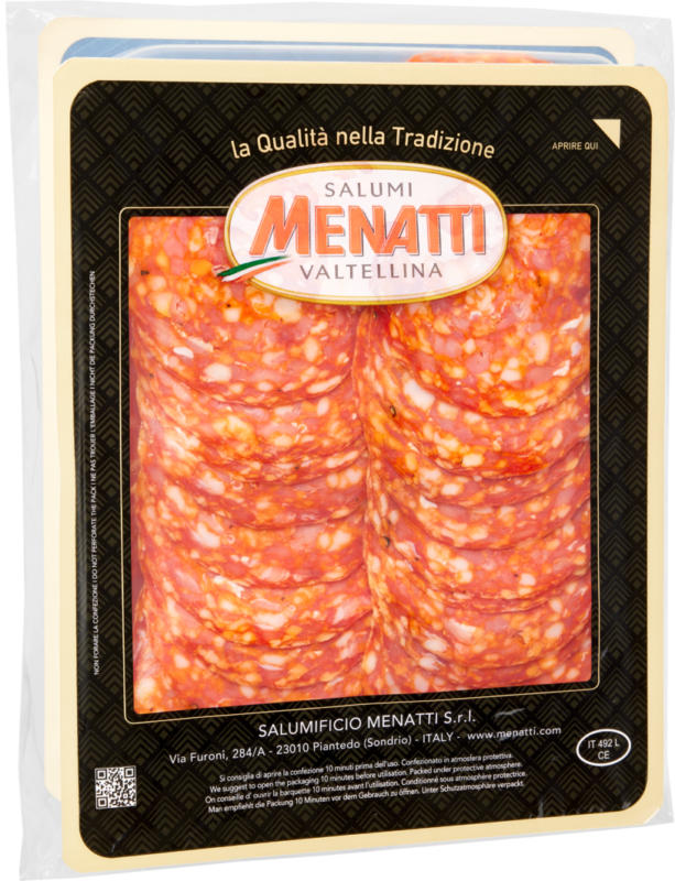 Salame Ventricina Menatti, Italie, 2 x 100 g