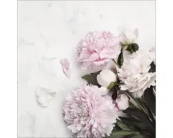 Glasbild Frühlingsblumen 30x30 cm GLA2085