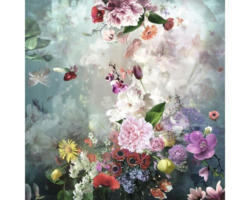 Glasbild Baroque Flowermix l 50x50 cm GLA2089