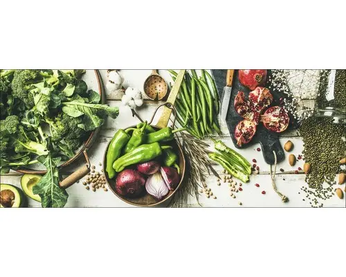 Glasbild Ingredients II 80x30 cm