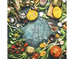 Glasbild Ingredients IV 20x20 cm GLA2104