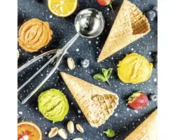 Glasbild Sweets II 30x30 cm GLA2108