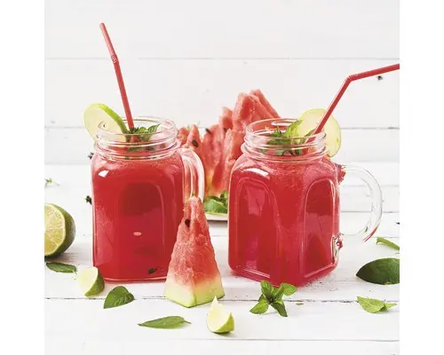 Glasbild Watermelon Smoothie I 30x30 cm GLA2117