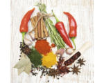 Hornbach Glasbild Hot spices I 30x30 cm GLA2118