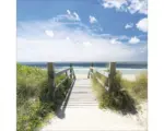 Hornbach Glasbild At The Beach 30x30 cm GLA2133