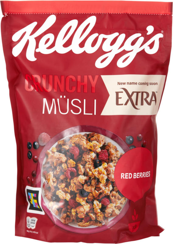 Kellogg’s Crunchy Müsli Red Berries, 425 g