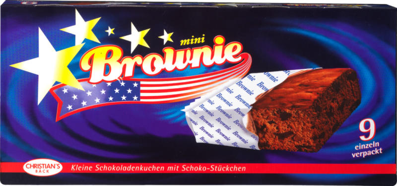 Christian’s Bäck mini Brownie, 9 Stück, 270 g