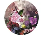 Hornbach Glasbild rund Baroque Flowermix II Ø 30 cm GLR038
