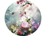 Hornbach Glasbild rund Baroque Flowermix l Ø 30 cm GLR047
