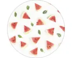 Hornbach Glasbild rund Watermelon Pieces Ø 20 cm GLR049
