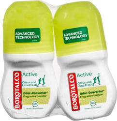 Borotalco Deo Roll-on Active , Citrus & Lime Fresh, 2 x 50 ml