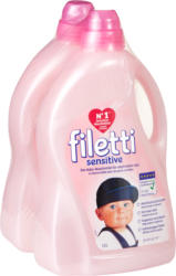 Filetti Flüssigwaschmittel Sensitive , 2 x 1,5 Liter