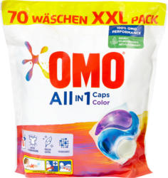 Omo Waschmittel All in 1 Caps Color, 70 Waschgänge