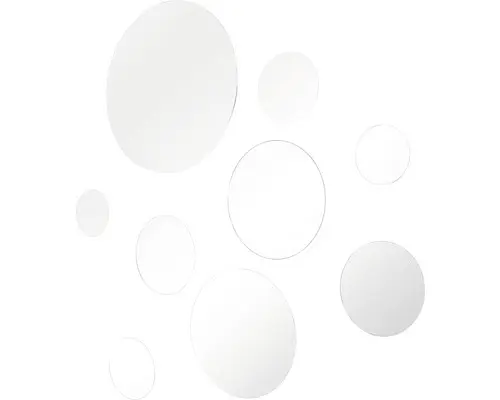 Badspiegelsticker Form & Style 9-teilig selbstklebend