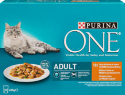 Nourriture humide pour chats Adult Purina ONE, Poulet, 24 x 85 g