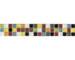 Hornbach Glas Fliesenbordüre 4,8x29,8 cm multicolor