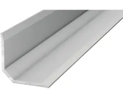 Abschlussprofil zum Kleben Aluminium silber 19,5x19,5x1000 mm