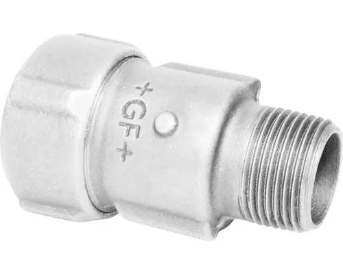 Adapter +GF+ Primofit IG3/4" AG Temperguss verchromt