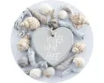 Hornbach Glasbild rund Maritim Style II Ø 30 cm GLR003
