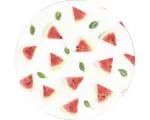 Hornbach Glasbild rund Watermelon Pieces Ø 30 cm GLR049