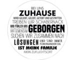 Hornbach Glasbild rund Zuhause Ø 30 cm GLR054