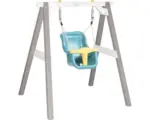 Hornbach Babyschaukel axi mit Sitz grau-weiß