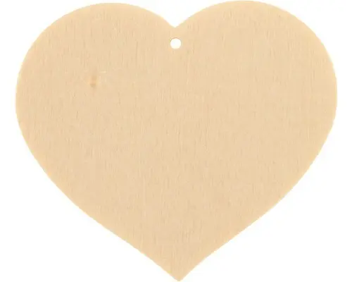 Herz Holz 5x4 cm 6 Stück
