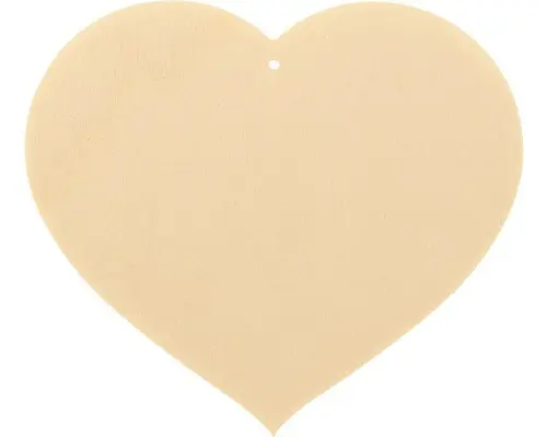 Herz Holz 8x7 cm 4 Stück