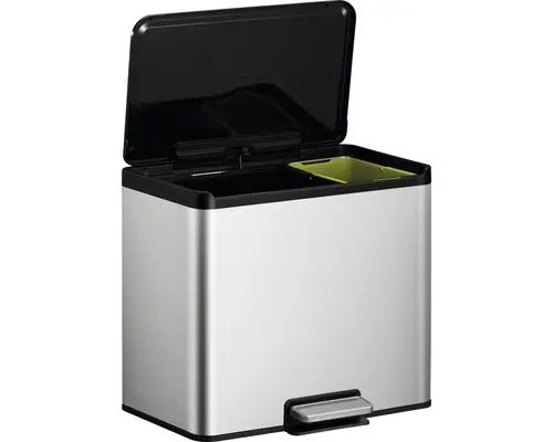 Küchen Treteimer Eko EcoCasa III 29 Liter Edelstahl matt