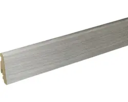 Sockelleiste FU60L Eiche weißgrau 19x58x2400 mm