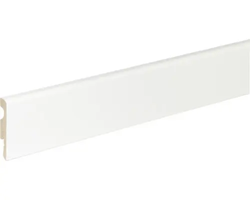 SKANDOR Sockelleiste weiß FU007L 10x58x2400mm