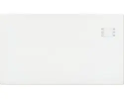 Glas-Wärmekonvektor Eurom Alutherm Glas 2000 44x93xx9 cm 2000 Watt inkl. Fernbedienung