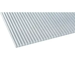 Gutta Polycarbonat Hohlkammerplatte/Stegplatte 20-16 klar 2450 x 980 x 16 mm
