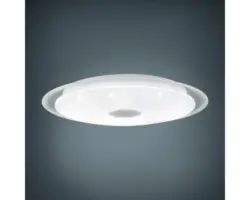 LED Decken-/Wandleuchte Lanciano 1-flammig weiß/transparent/chrom