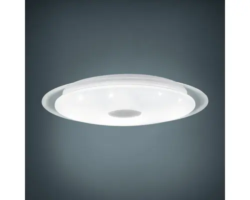 LED Decken-/Wandleuchte Lanciano 1-flammig weiß/transparent/chrom