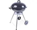 Hornbach Holzkohlegriller schwarz Ø 47 cm mit Deckel und Grillrost
