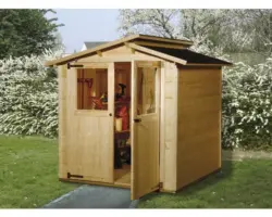 Gartenhaus weka 323 Gr.1 inkl. Fußboden 198 x 148 cm lasiert