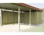 Hornbach Geräteraum weka für Carports 288x199 cm kesseldruckimprägniert