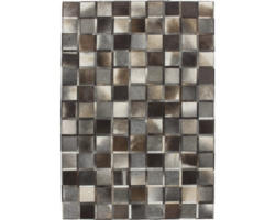 Lederteppich Lavish 410 grau 80x150 cm