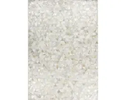 Lederteppich Rocket 410 elfenbein gold 160x230 cm