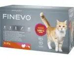 Hornbach Katzenfutter nass FINEVO Hair&Skin Truthahn mit Shrimps 16x85 g