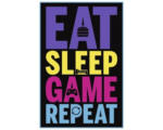 Hornbach Poster Eat Sleep Game Repeat 61x91,5 cm